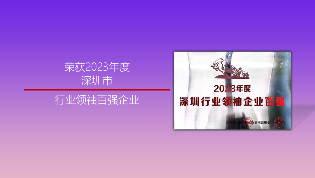 2023-深圳市行業(yè)領(lǐng)袖百強企業(yè)